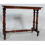 ANTIQUE EARLY 20TH CENTURY MAHOGANY SIDE TABLE / WRITING TABLE