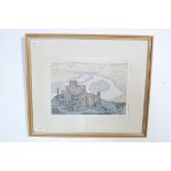 AFTER PHILIP GREGORY NEEDELL - PRINT OF CHATEAU GAILLARD