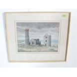 WHEAL COATES - SIDNEY FERRIS WATERCOLOUR PAINTING