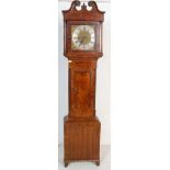 19TH CENTURY VICTORIAN OAK CASE CLOCK