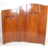 VINTAGE MID 20TH CENTURY ART DECO LEBUS WALNUT VENEER BEDROOM SUITE