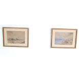 TWO 20TH CENTURY WATERCOLOUR PAITINGS