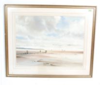 SEASIDE WATERCOLOUR PAINTING BY JOHN BARRIE HASTE