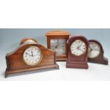 COLLECTION OF FIVE VINTAGE 20TH CENTURY MANTEL CLOCKS