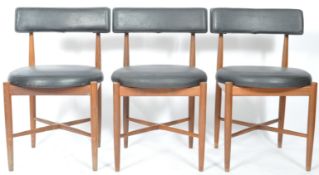 VICTOR B WILKINS - G PLAN - FRESCO - SET OF TEAK DINING CHAIRS