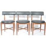 VICTOR B WILKINS - G PLAN - FRESCO - SET OF TEAK DINING CHAIRS