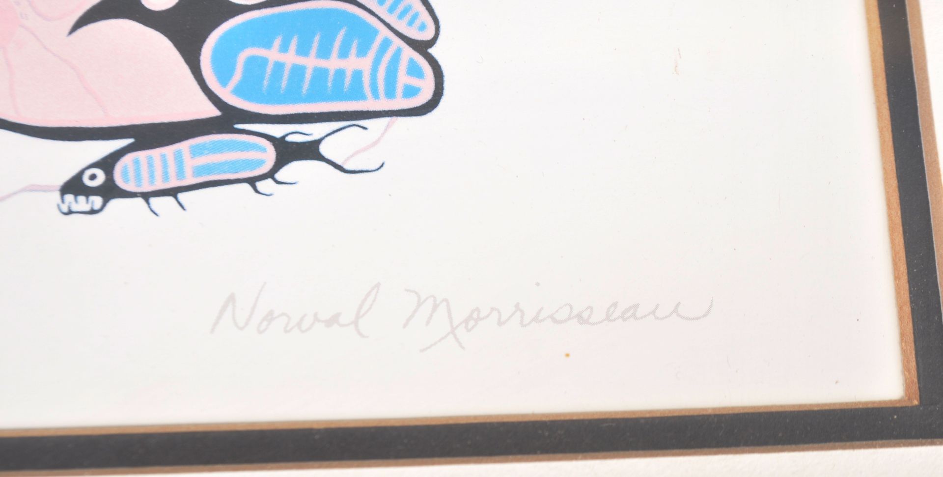 NORVAL MORRISSEAU - CANADIAN ARTIST - SET OF THREE SIGNED PRINTS - Image 6 of 7