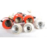 COLLECTION OF RETRO VINTAGE EYEBALL LIGHTING