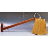 RETRO VINTAGE DANISH TEAK WOOD ADJUSTABLE WALL LAMP