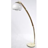 HARVEY I. GUZZINI 3029 BRASS FLOOR STANDING ARC LAMP