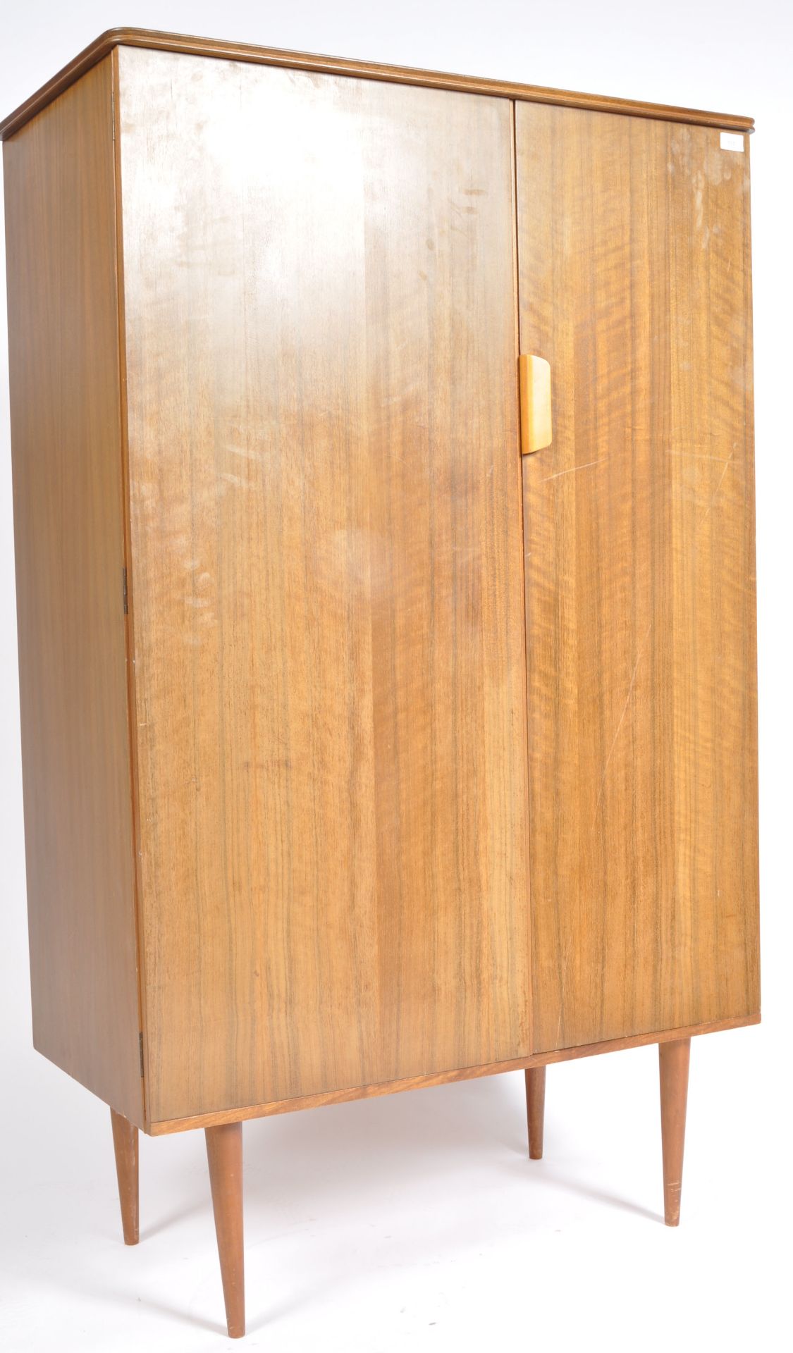 MID 20TH CENTURY WALNUT UNIFLEX FURNITURE DECO WARDROBE