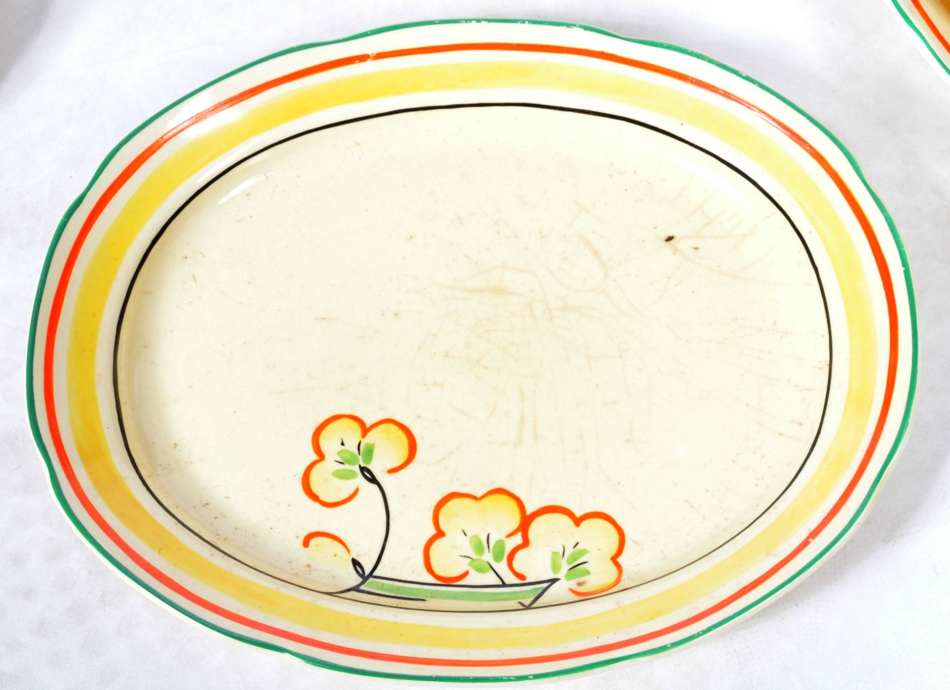 BRISTOL POUNTNEY & CO AMBERONE PATTERN DINNER SERVICE - Image 9 of 12