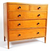 VINTAGE EARLY TO MID 20H CENTURY GOLDEN OAK CHEST OF DRAWERS