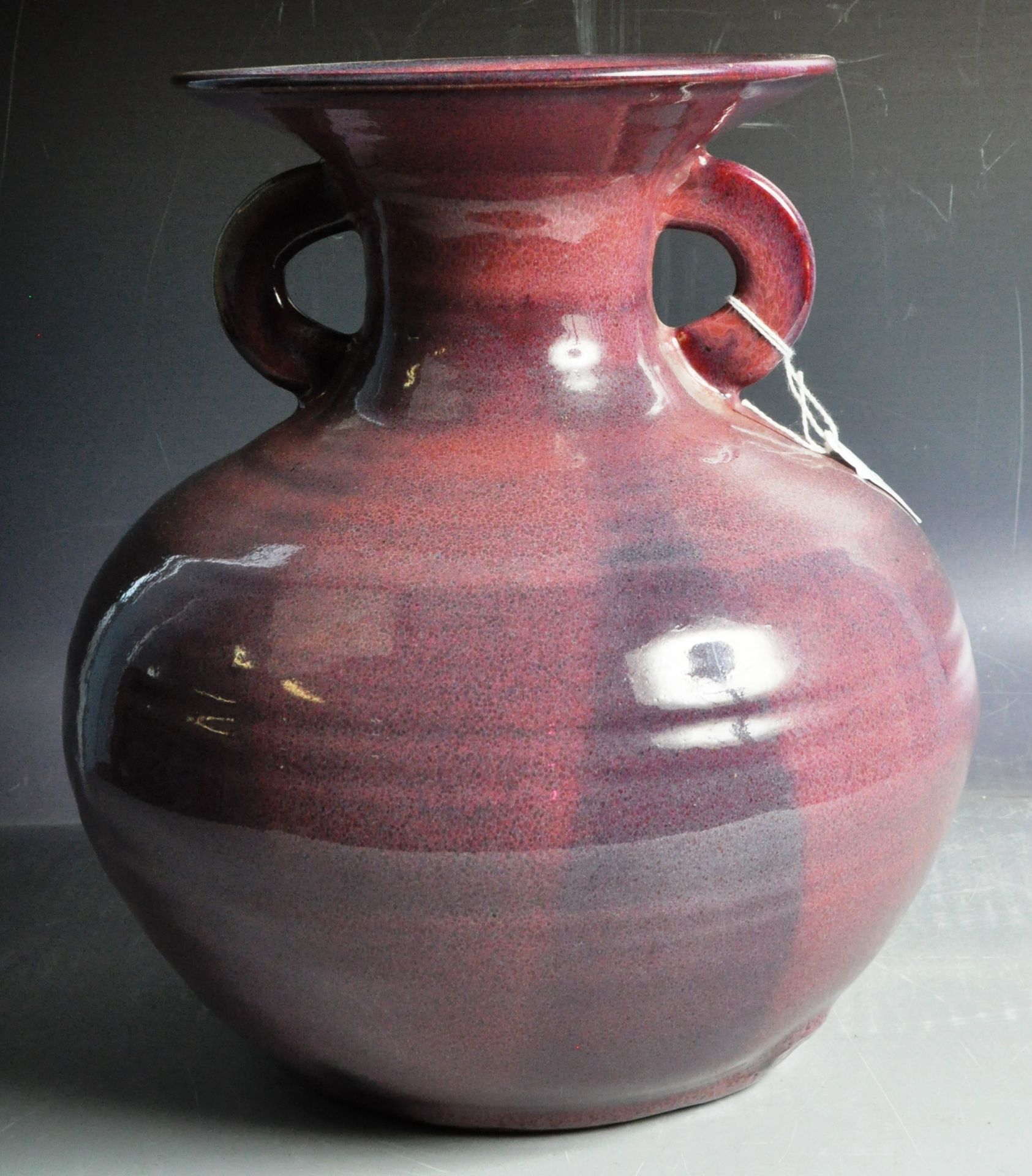 MATTHEW BAYMAN b1959 - STUDIO ART POTTERY VASE - Image 4 of 7