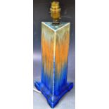WILLIAM HOWSON TAYLOR - RUSKIN POTTERY - ART DECO POTTERY LAMP