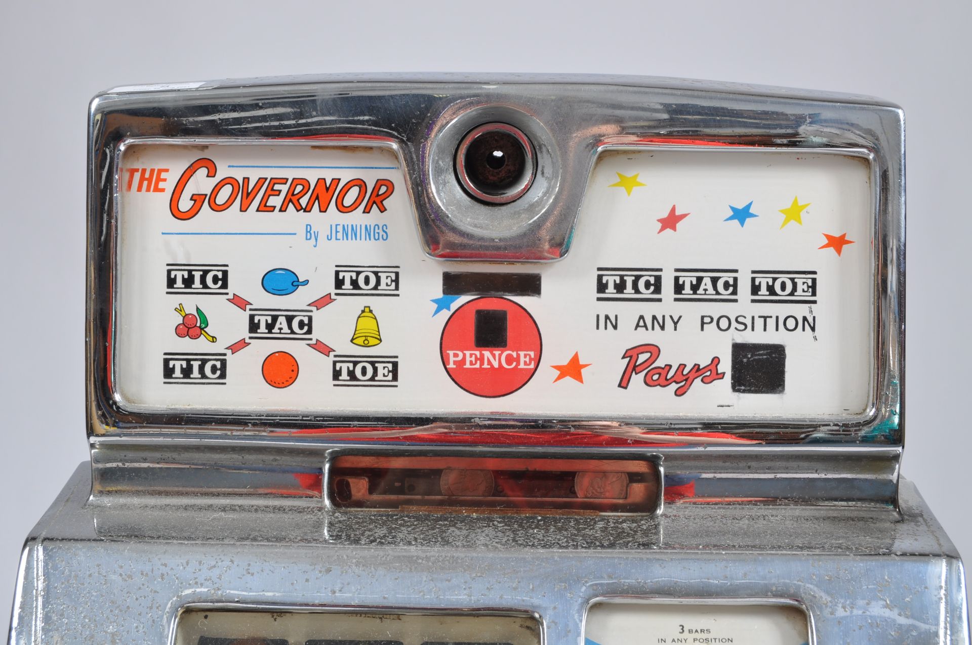 GOVERNOR BY JENNINGS AMERICAN ONE ARM BANDIT SLOT MACHINE - Image 3 of 11