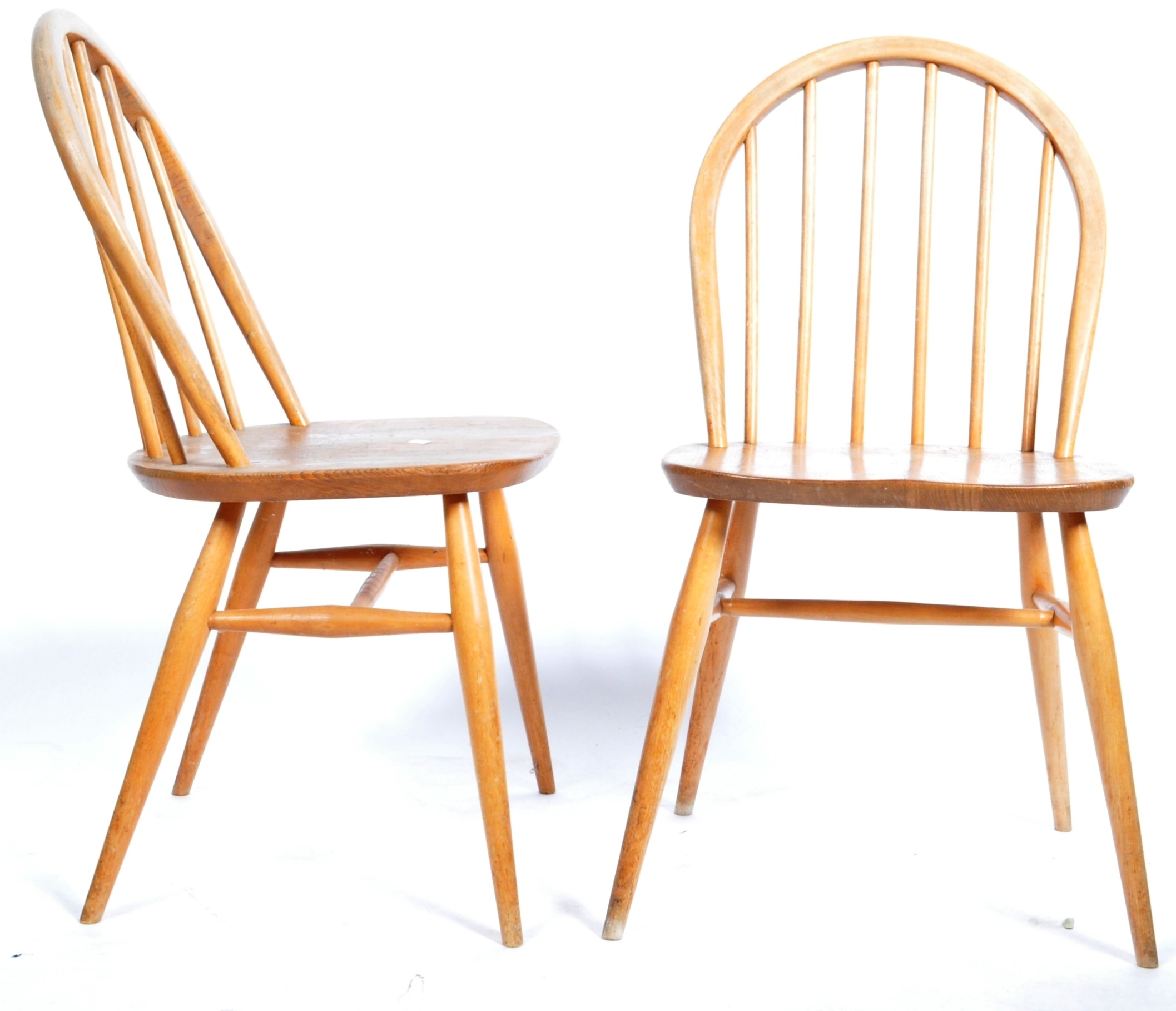 LUCIAN ERCOLANI - ERCOL - SET OF MODEL 370 DINING CHAIRS - Image 5 of 8