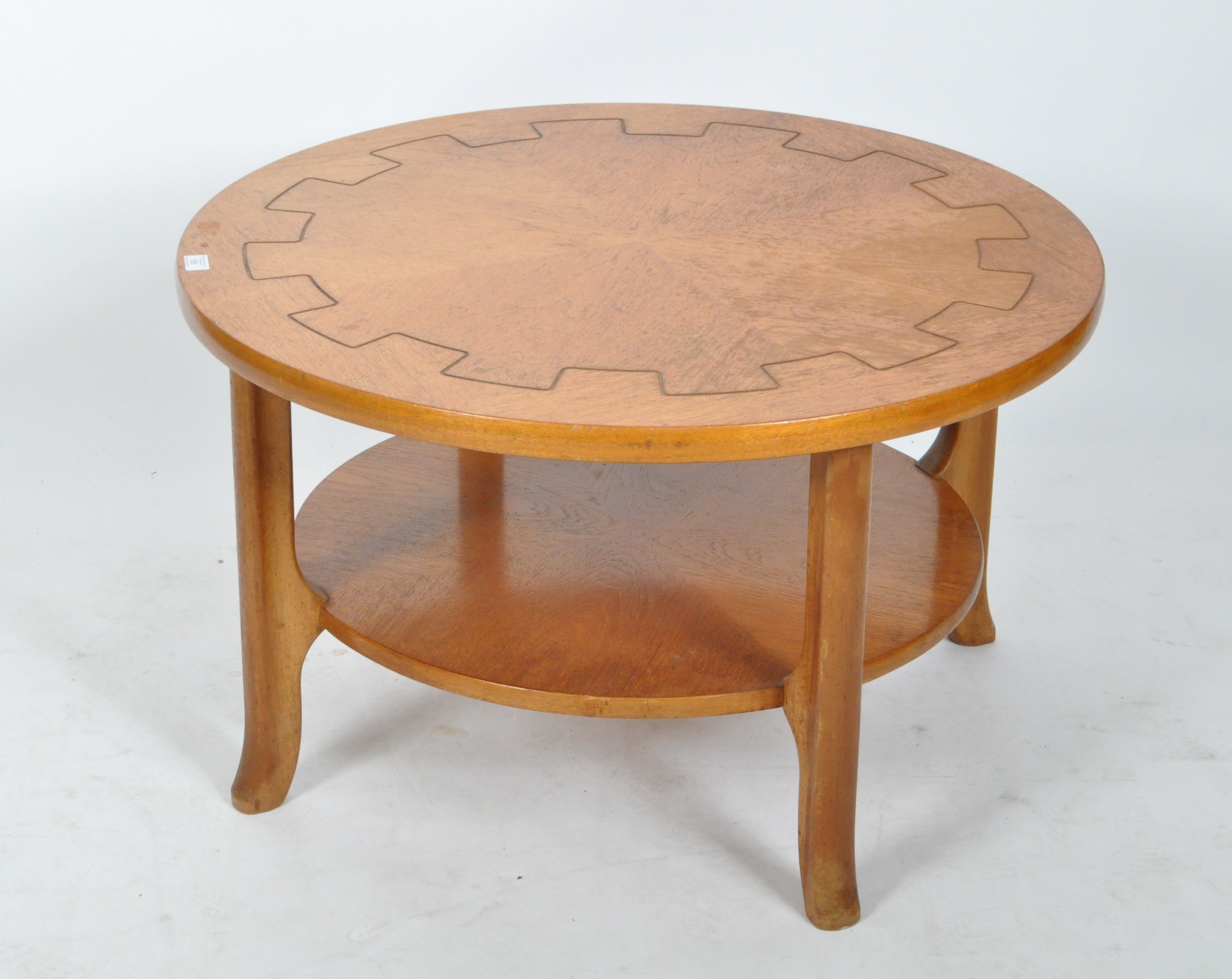 NATHAN MID CENTURY TEAK WOOD TWO TIER COFFEE TABLE - Image 2 of 5