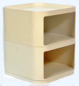 CASTELLI FOR KARTELL PROJECTION MOULDED TWO TIER STACKING TABLES