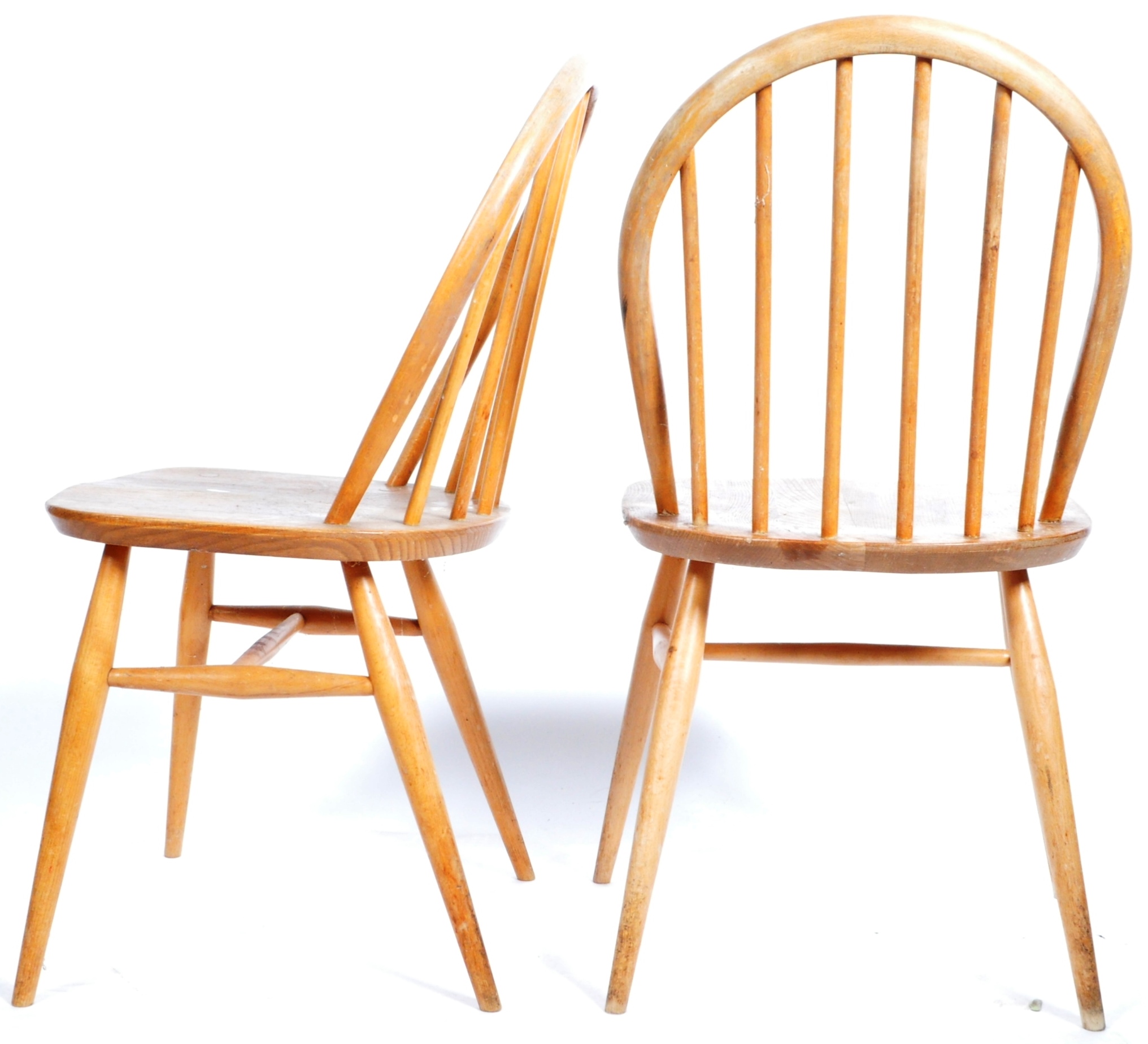 LUCIAN ERCOLANI - ERCOL - SET OF MODEL 370 DINING CHAIRS - Image 6 of 8