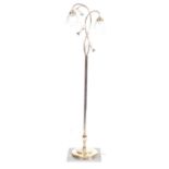 RETRO VINTAGE HOLLYWOOD REGENCY TWIN SPOT FLOOR LAMP