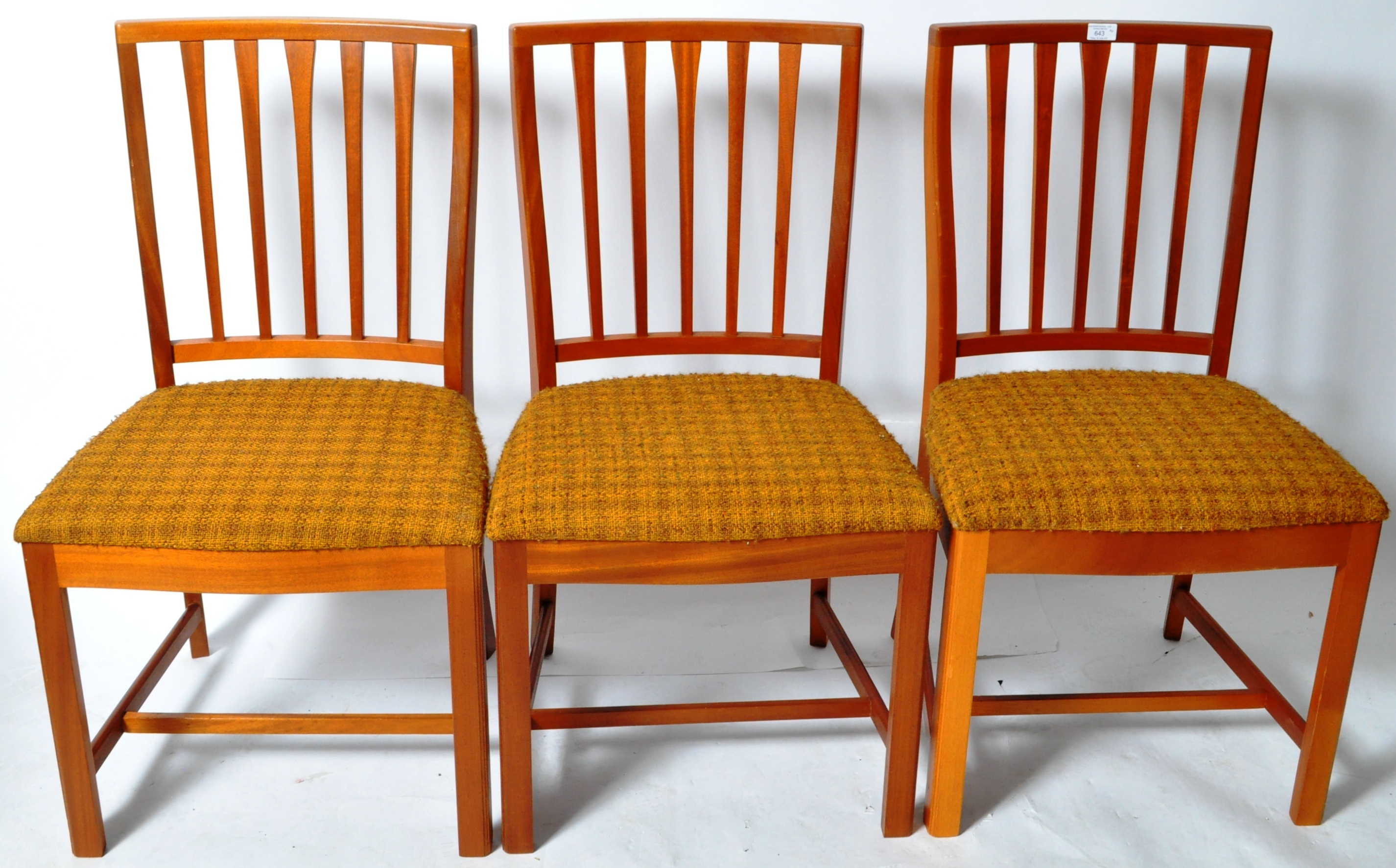 MCINTOSH MODEL T8 TEAK WOOD DINING CHAIRS - Image 6 of 9