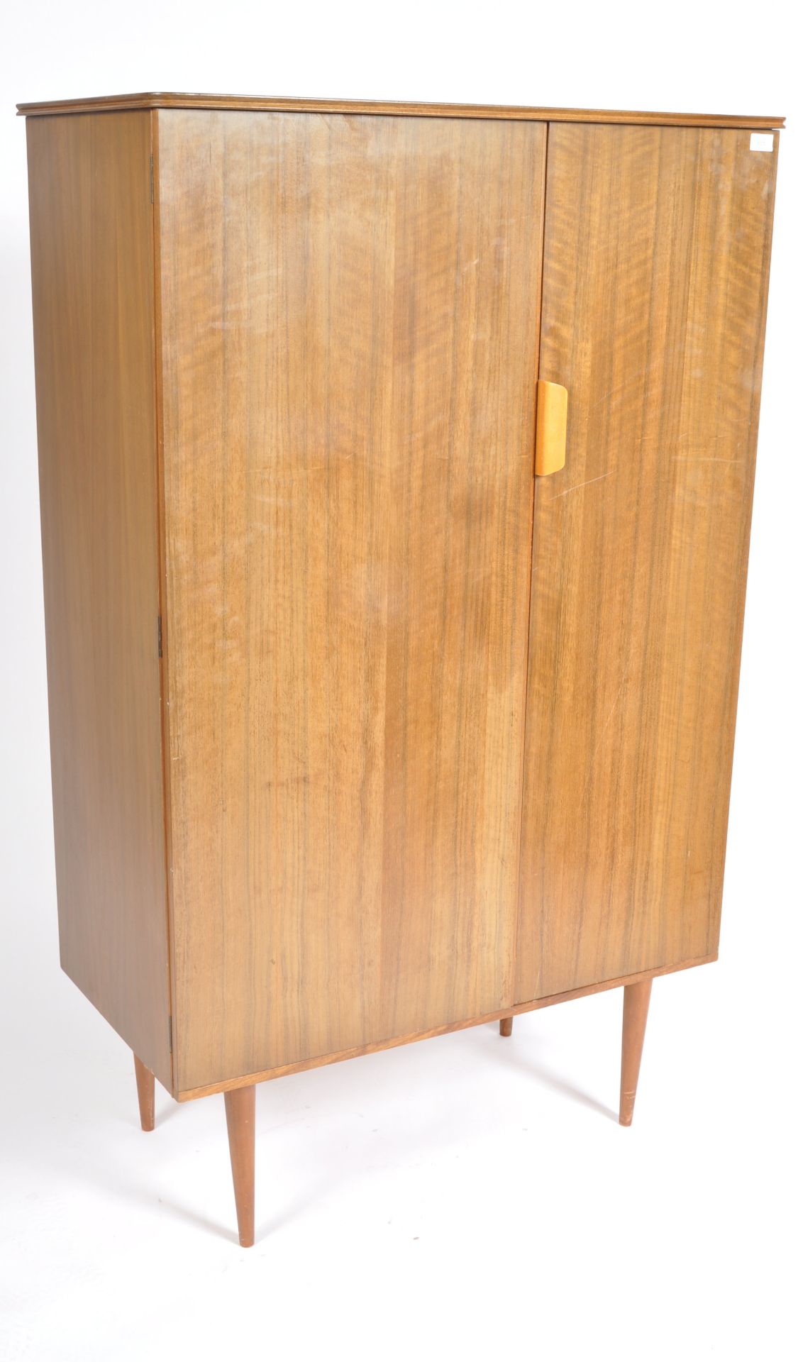 MID 20TH CENTURY WALNUT UNIFLEX FURNITURE DECO WARDROBE - Image 2 of 7