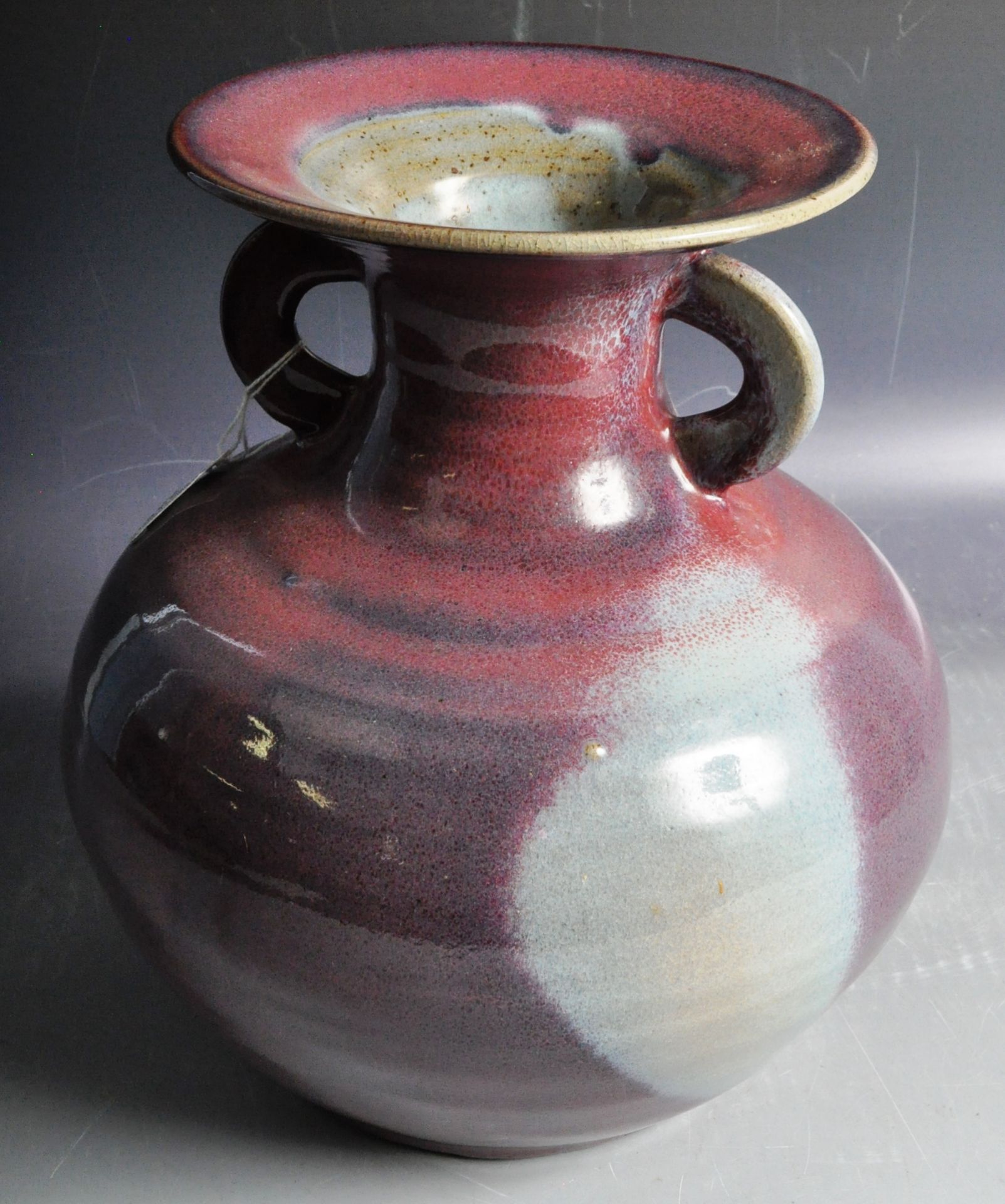 MATTHEW BAYMAN b1959 - STUDIO ART POTTERY VASE - Image 2 of 7