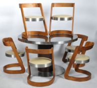 WILLY RIZZO - ITALIAN 1970'S HIGH END DESIGN DINING SUITE