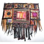 FAITH LOY PLAUT - ABSTRACT LARGE WALL HANGING TAPESTRY PATCHWORK