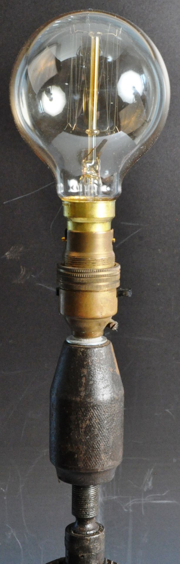 VINTAGE BESPOKE STEAMPUNK HAND HELD DRILL LAMP LIGHT - Image 2 of 8