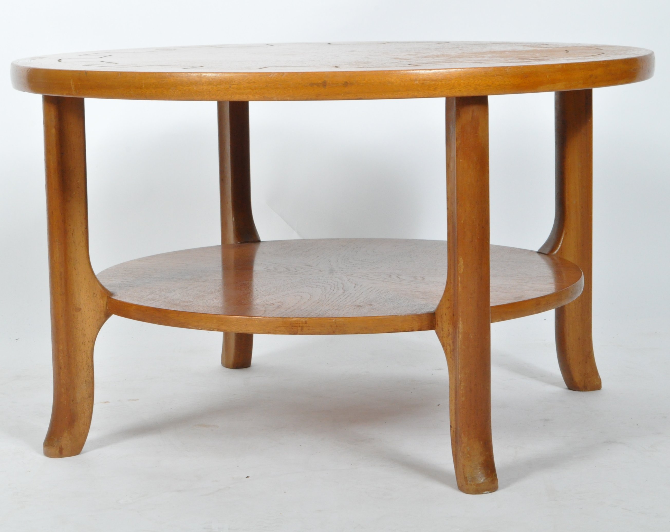 NATHAN MID CENTURY TEAK WOOD TWO TIER COFFEE TABLE