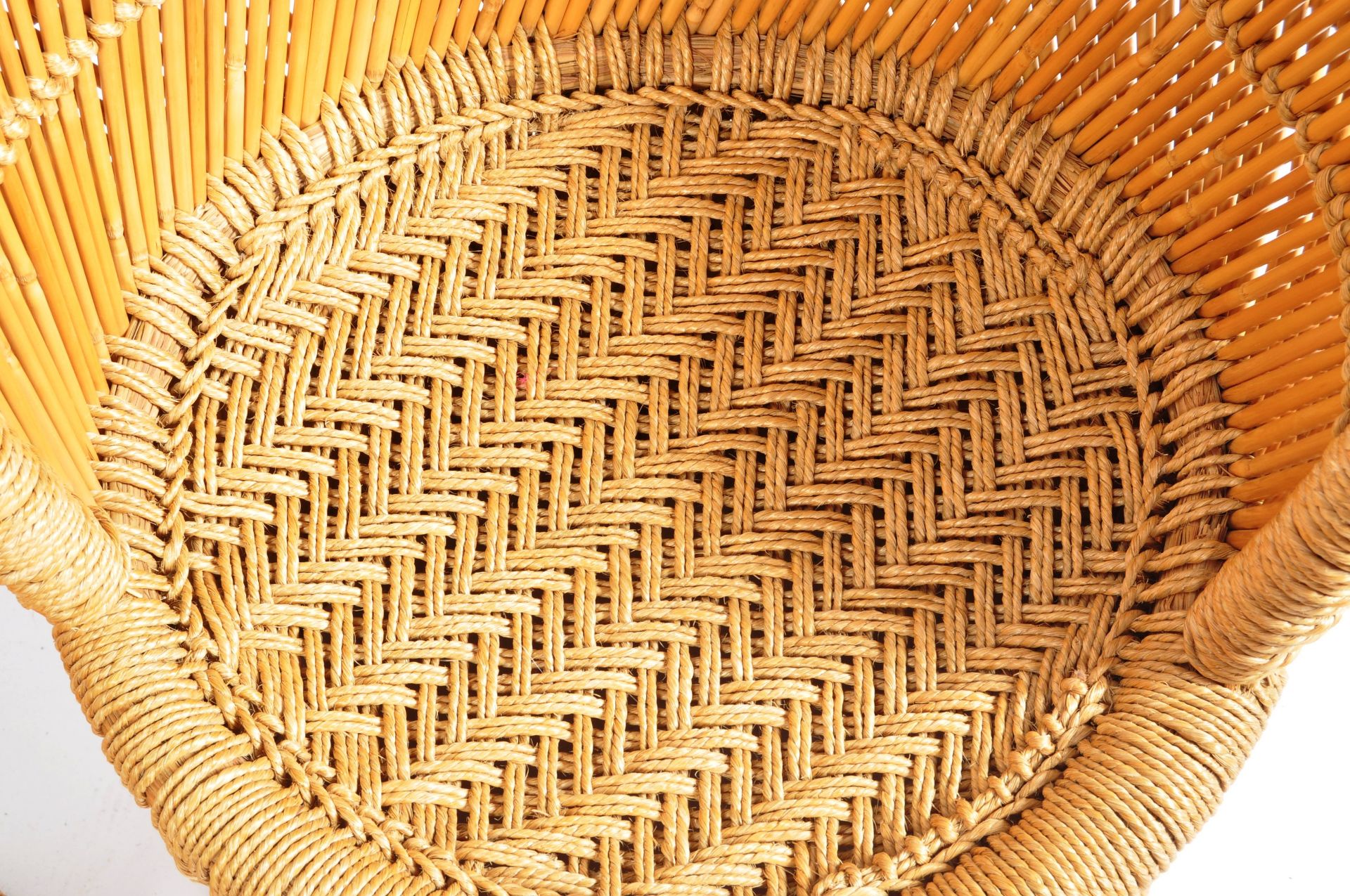 CHARMING MATCHING PAIR OF WICKER AND CANE CHILDRENS CHAIRS - Image 4 of 6