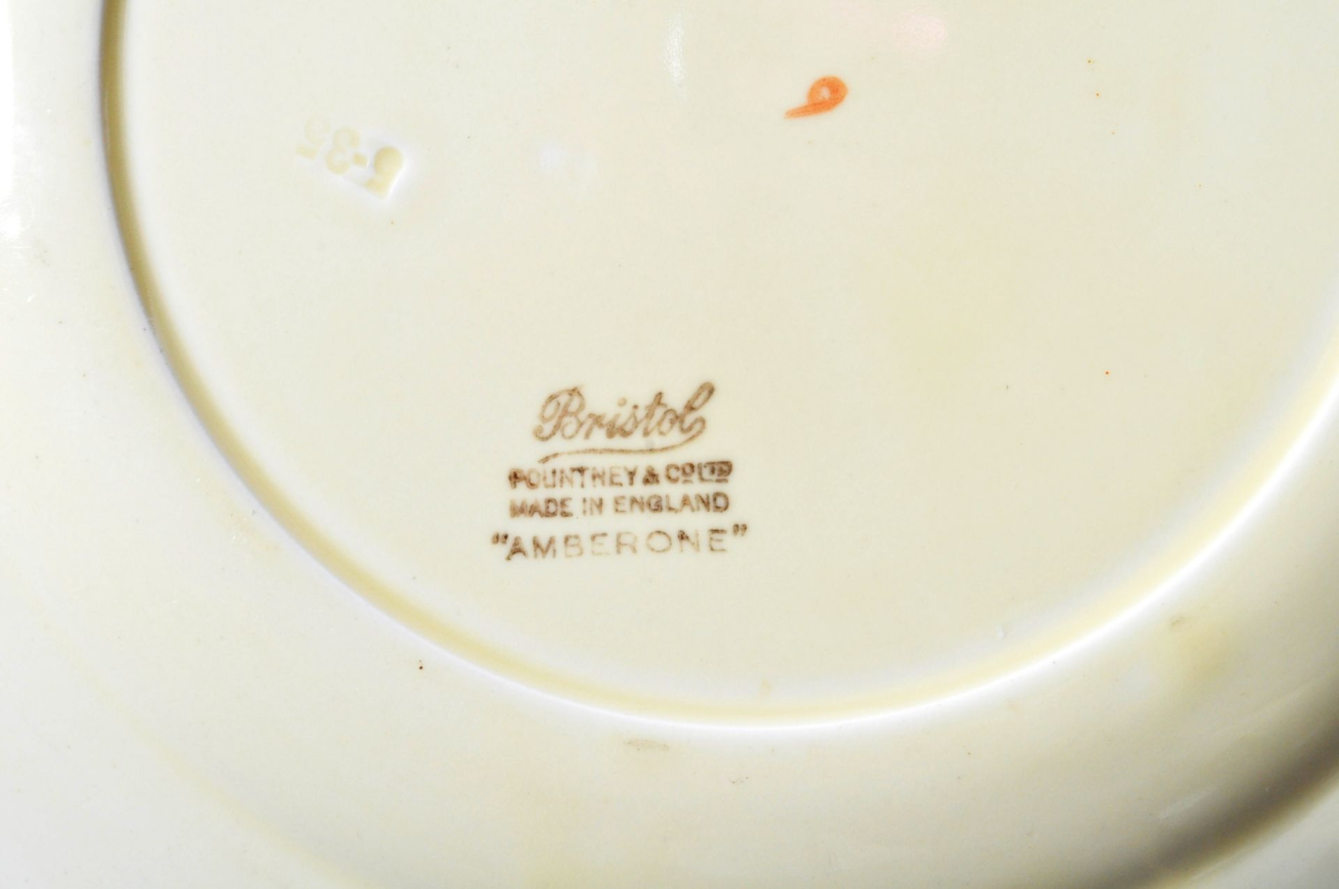 BRISTOL POUNTNEY & CO AMBERONE PATTERN DINNER SERVICE - Image 12 of 12