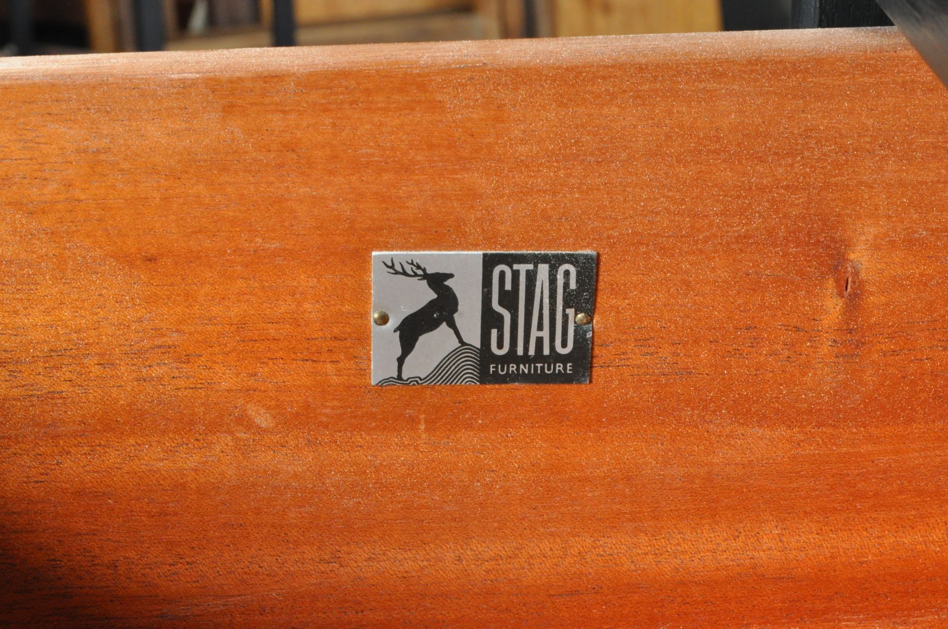 JOHN & SYLVIA REID - ORIGINAL STAG C RANGE CHEST OF DRAWERS - Image 6 of 8