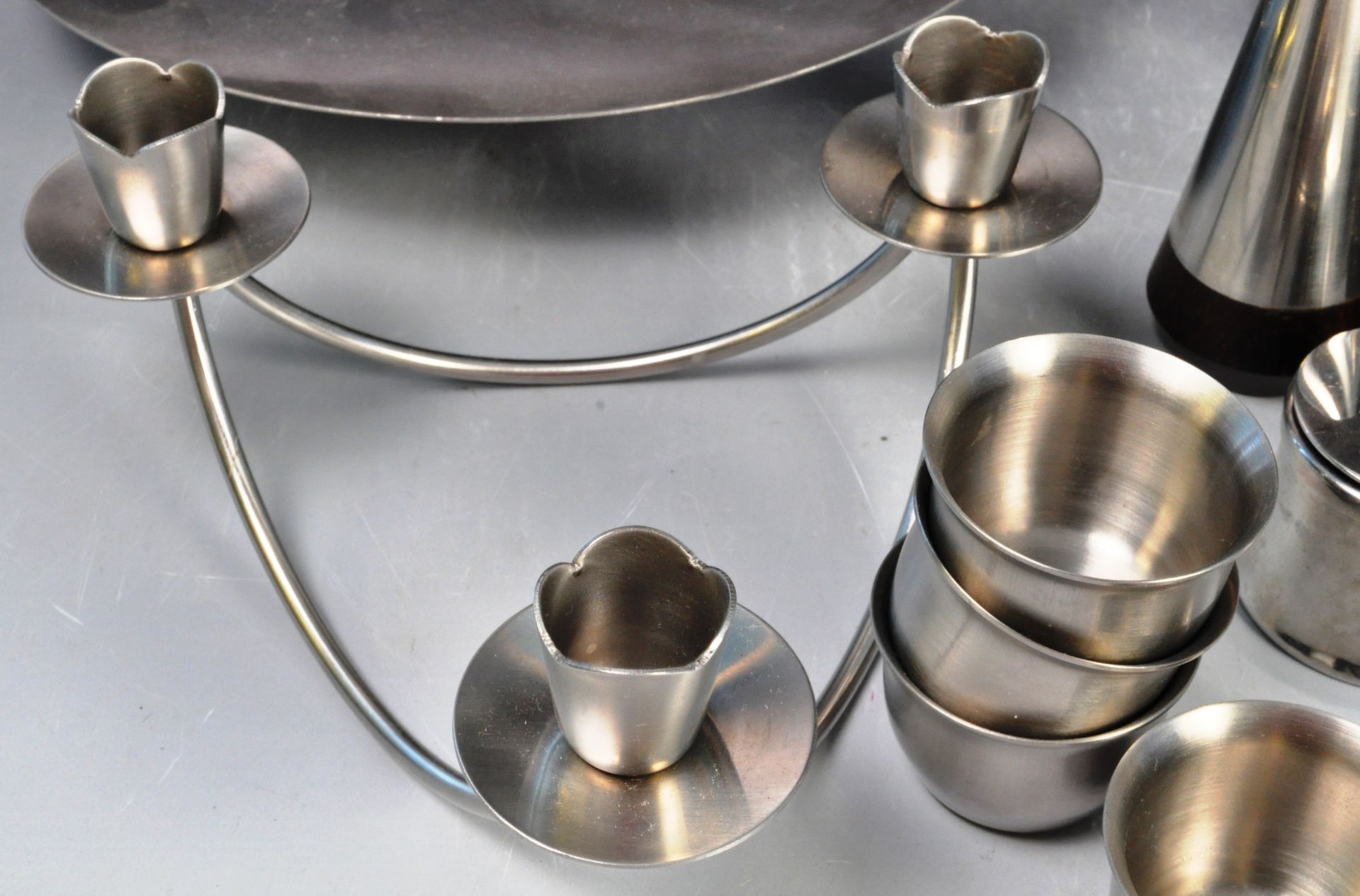 LARGE COLLECTION OF OLD HALL RETRO STAINLESS STEEL - Image 10 of 13