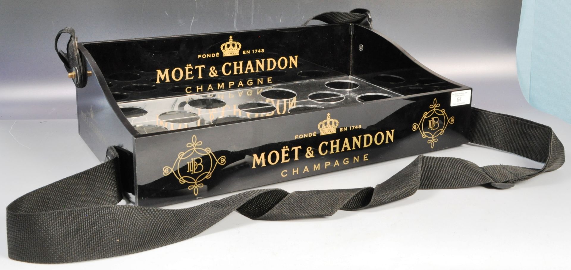 MOET & CHANDON FRENCH ADVERTISING USHERETTE CHAMPAGNE TRAY