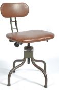 EVERTAUT - VINTAGE INDUSTRIAL MACHINISTS ADJUSTABLE CHAIR