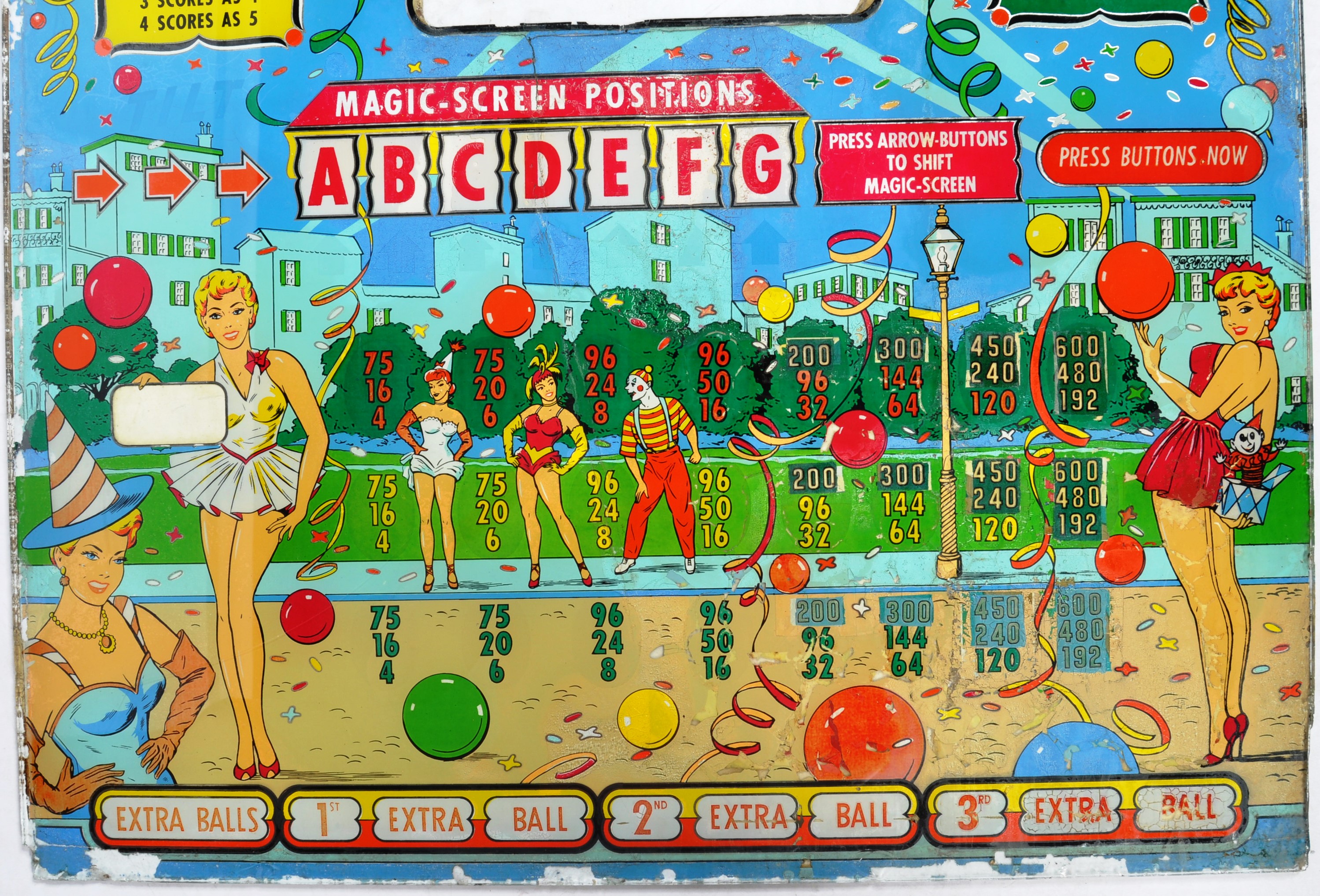 MID CENTURY AMUSEMENT ARCADE GLASS DISPLAY PIECE - Image 2 of 5