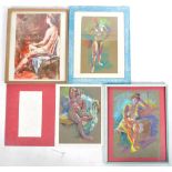 COLLECTION OF CONTEMPORARY NUDE ARTWORK