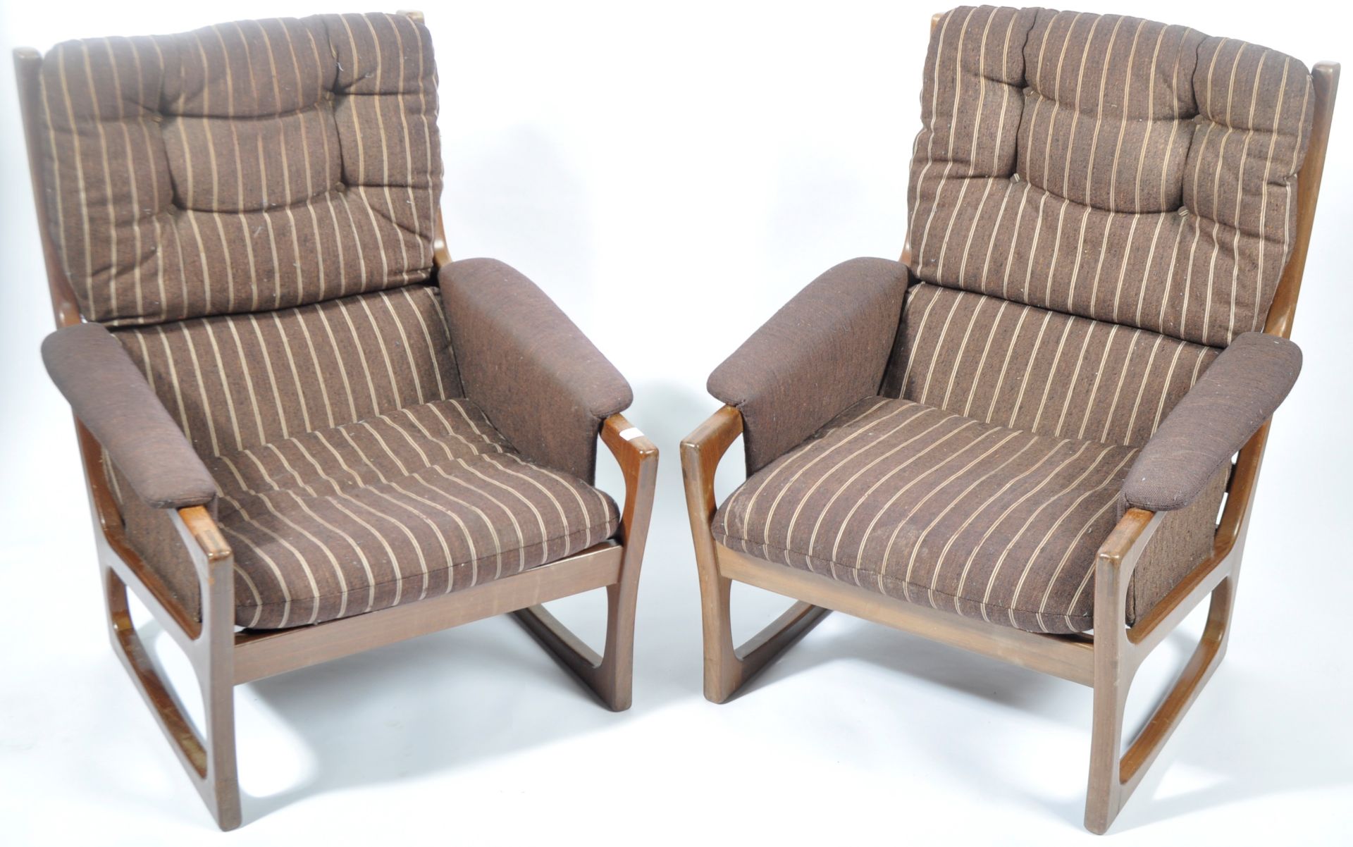 FOLKE OHLSSON - GIMSON & SLATER - PAIR OF 1960'S ARMCHAIRS - Image 2 of 8