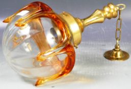 RETRO VINTAGE 1970'S MURANO GLASS CEILING LAMP