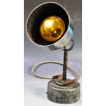 MID CENTURY RETRO VINTAGE WORKMEN'S DESK LAMP LIGHT