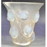 ORIGINAL SIGNED RENE LALIQUE SAINT FRANÇOIS FRENCH GLASS VASE