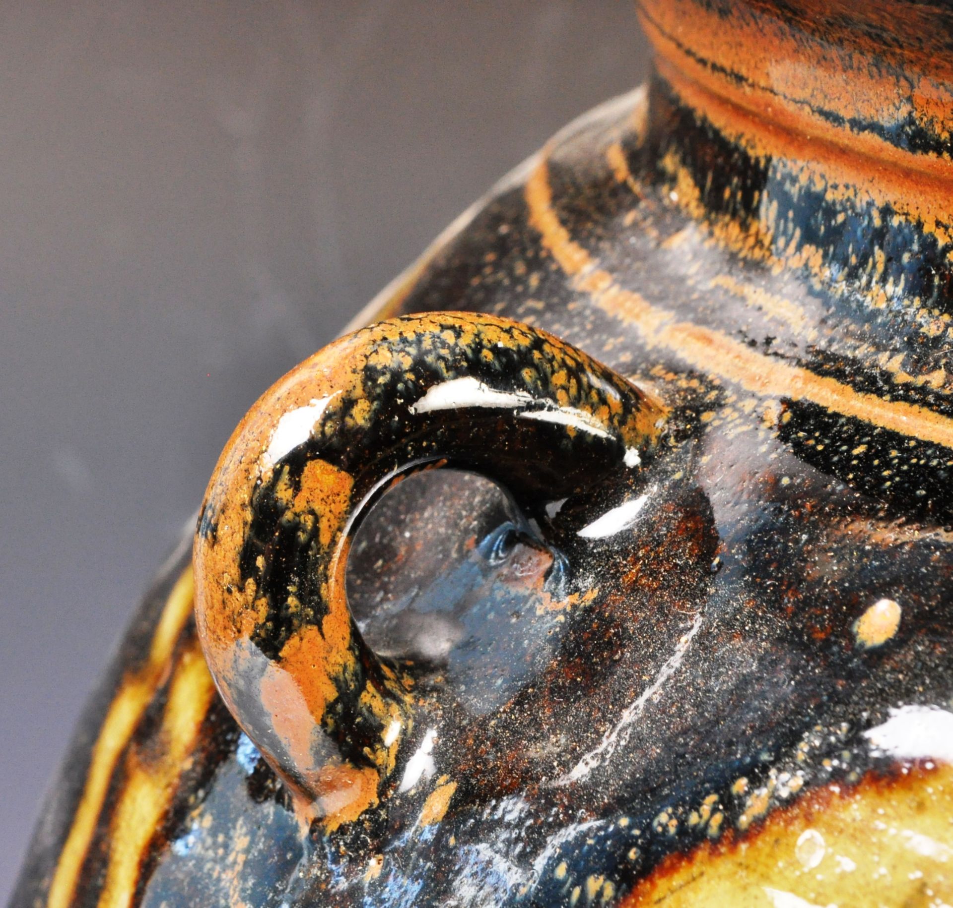 MATTHEW BAYMAN b1959 - STUDIO ART POTTERY VASE - Image 7 of 7