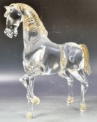 ALFREDO BARBINI FOR MURANO RETRO GLASS HORSE