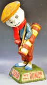 DUNLOP - WE PLAY DUNLOP - RARE ADVERTISING FIGURINE