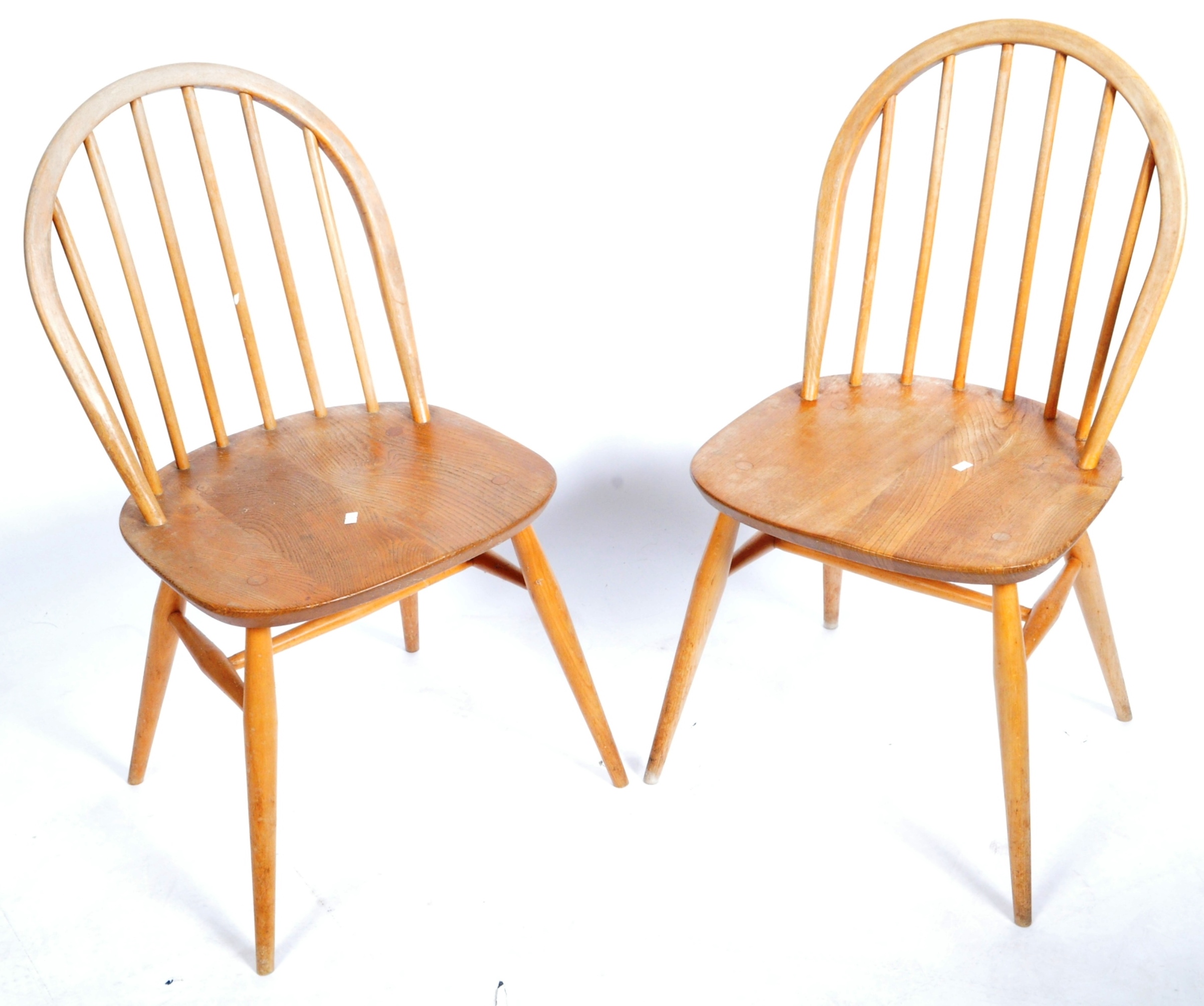 LUCIAN ERCOLANI - ERCOL - SET OF MODEL 370 DINING CHAIRS - Image 4 of 8