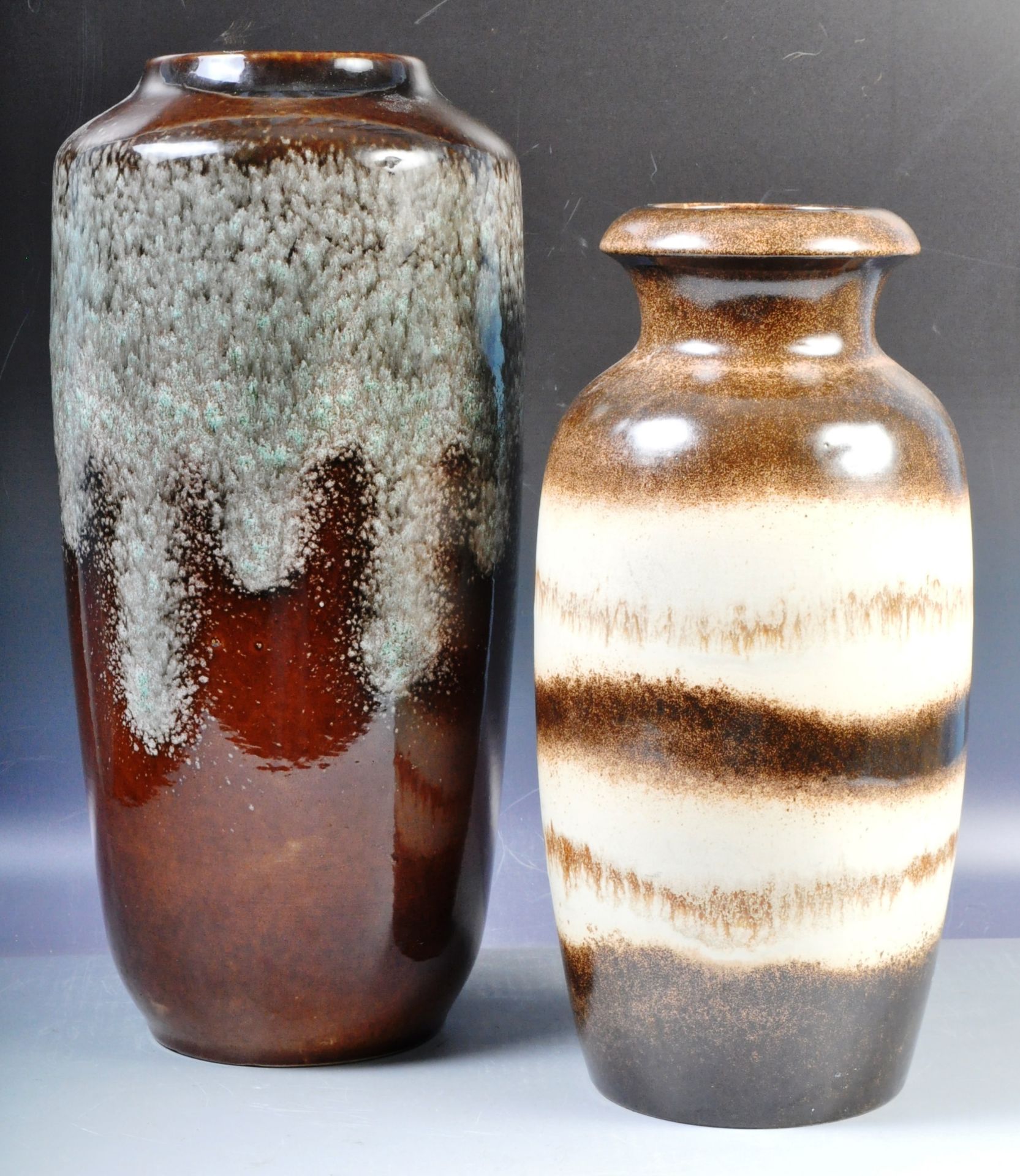 TWO PIECES OF ORIGINAL WEST GERMAN POTTERY