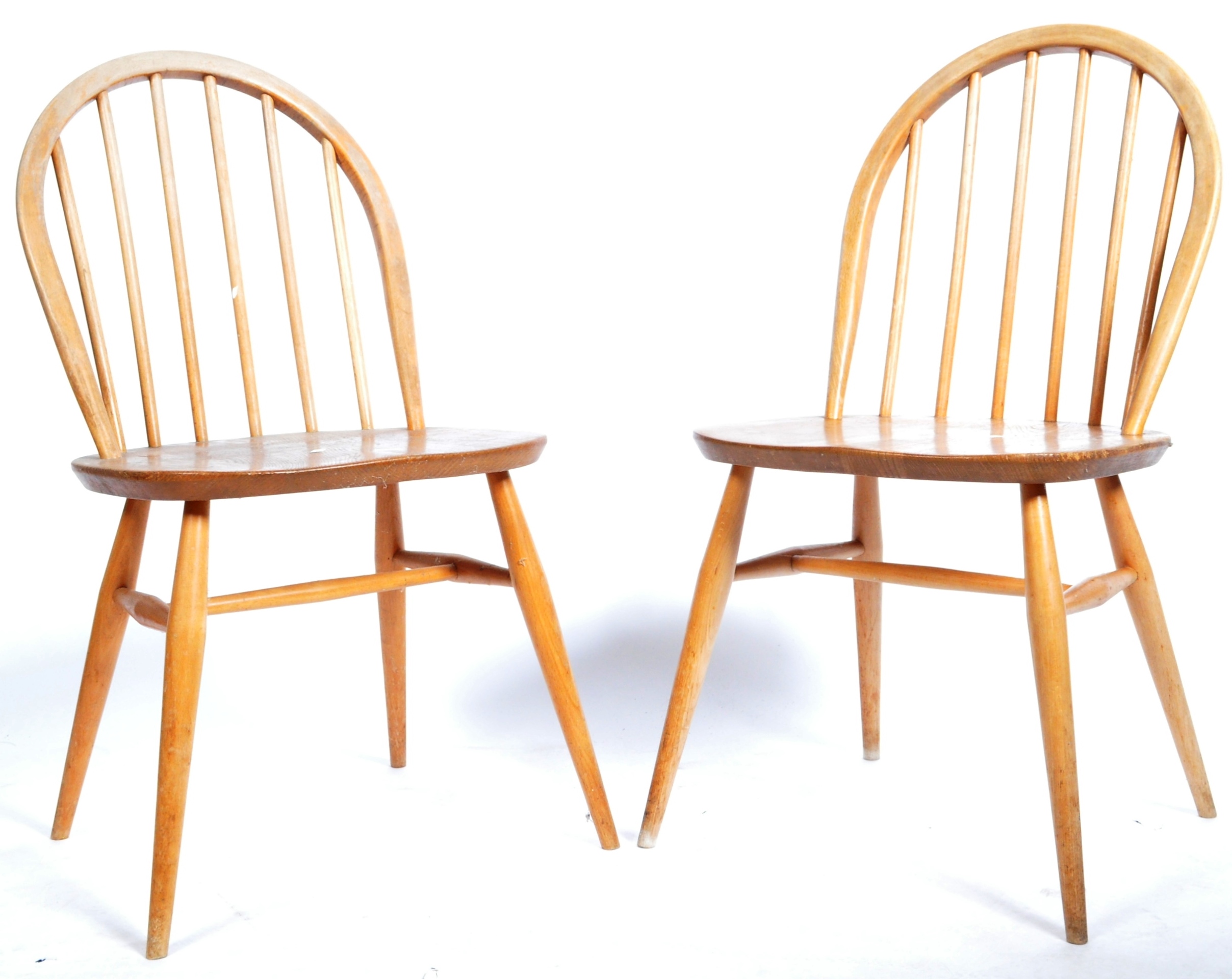 LUCIAN ERCOLANI - ERCOL - SET OF MODEL 370 DINING CHAIRS - Image 3 of 8